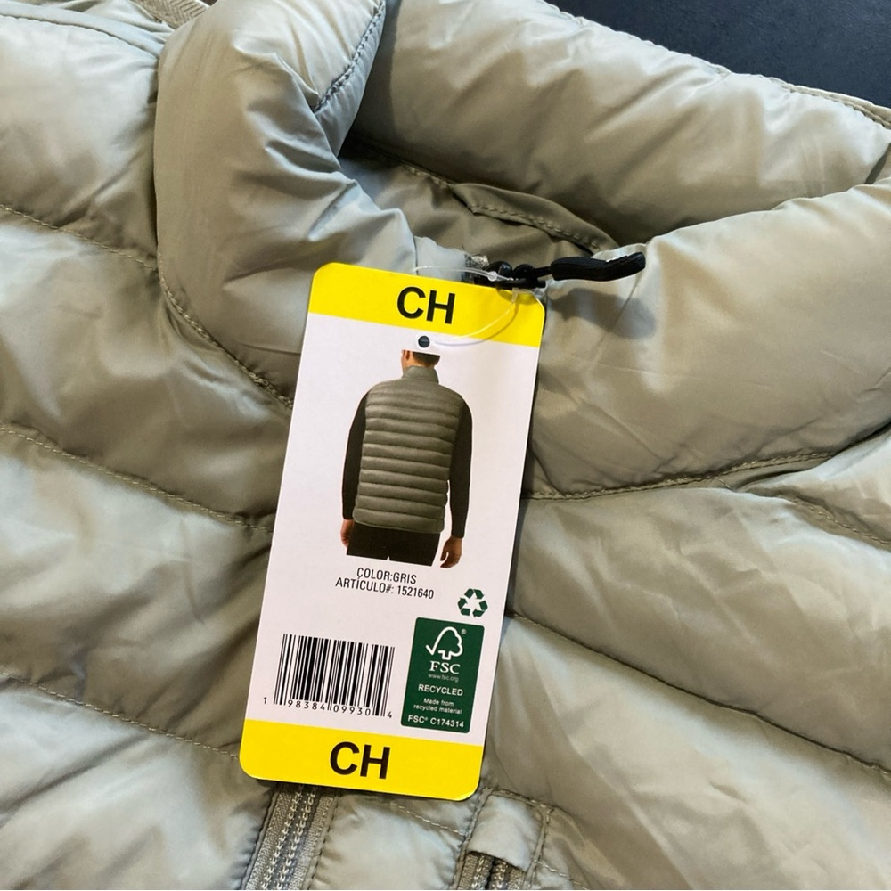 32 Degrees Silver Puffer Vest Size S small NWT - Picture 12 of 13